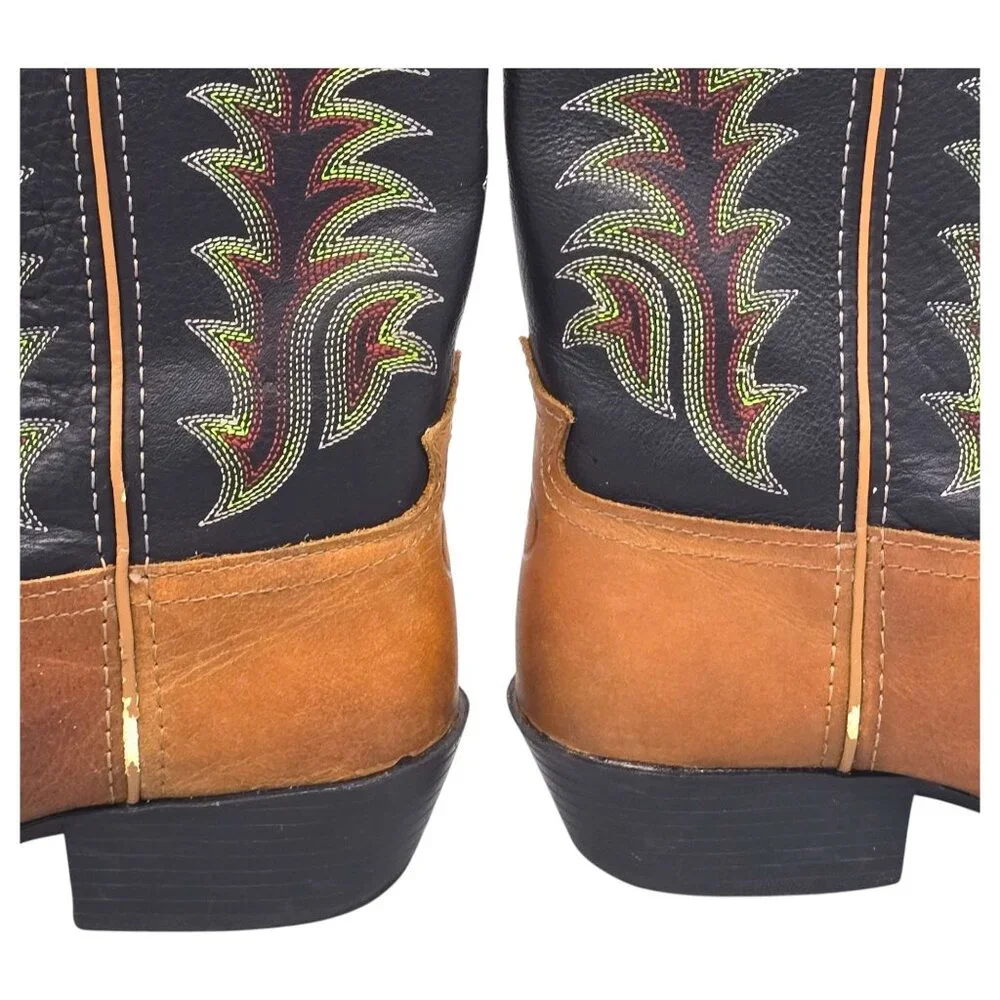 Tony Lama Crazy Horse 5D Western Boots Leather Brown 10